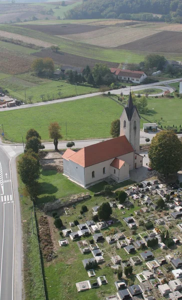 Igreja São Martinho Breznicki Hum Croácia — Fotografia de Stock