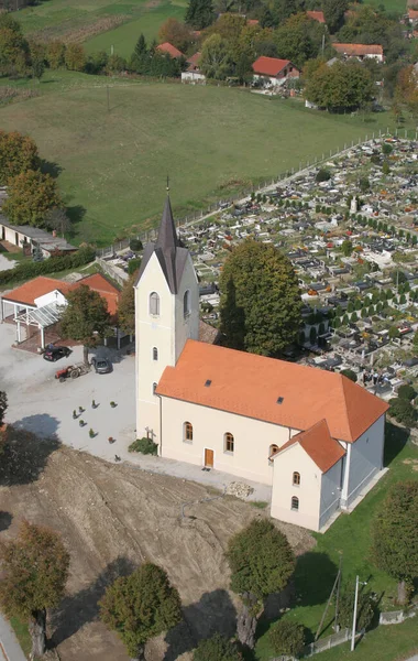 Eglise Saint Martin Breznicki Hum Croatie — Photo