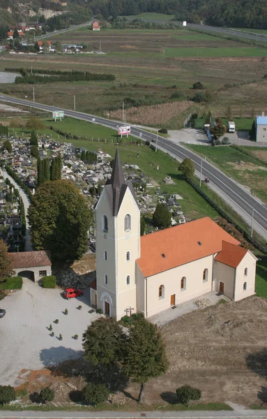 Church Saint Martin Breznicki Hum Horvátország — Stock Fotó