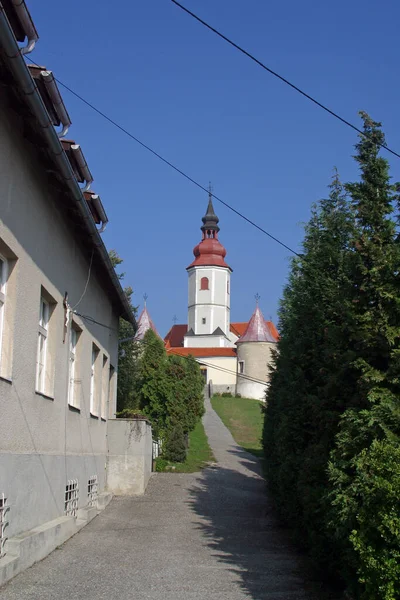 Pfarrkirche Mariä Heimsuchung Vinagora Kroatien — Stockfoto