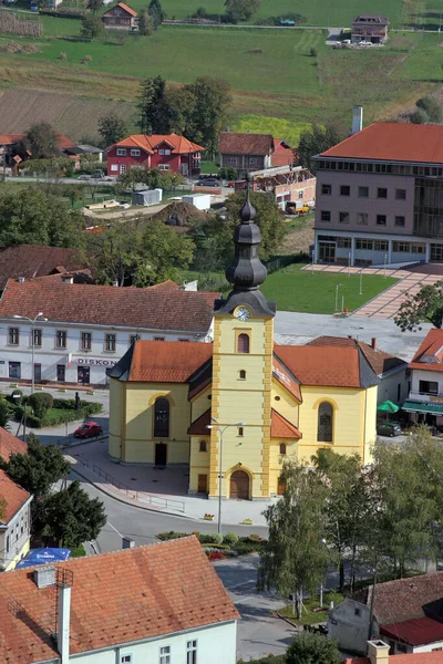 Iglesia Asunción Virgen María Zlatar Croacia — Foto de Stock