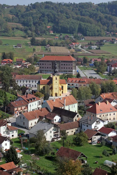 Kościół Wniebowzięcia Nmp Zlatar Chorwacja — Zdjęcie stockowe