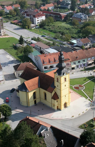 Kerk Van Hemelvaart Van Maagd Maria Zlatar Kroatië — Stockfoto