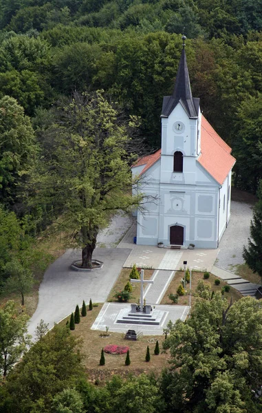 Iglesia Parroquial San Antonio Padua Vukmanic Croacia —  Fotos de Stock
