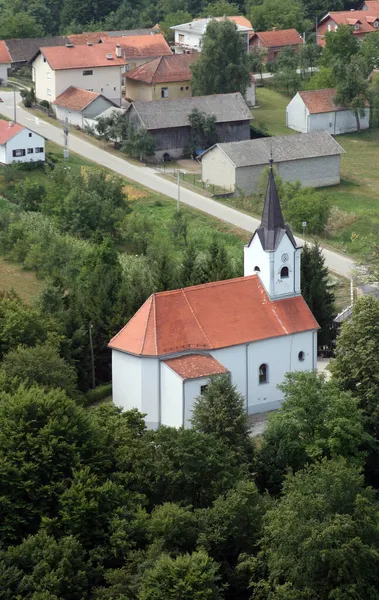 Farní Kostel Antonína Padovy Vukmánii Chorvatsko — Stock fotografie