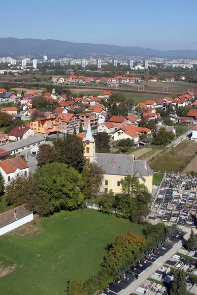 Iglesia Santa Clara Asís Zagreb Croacia — Foto de Stock