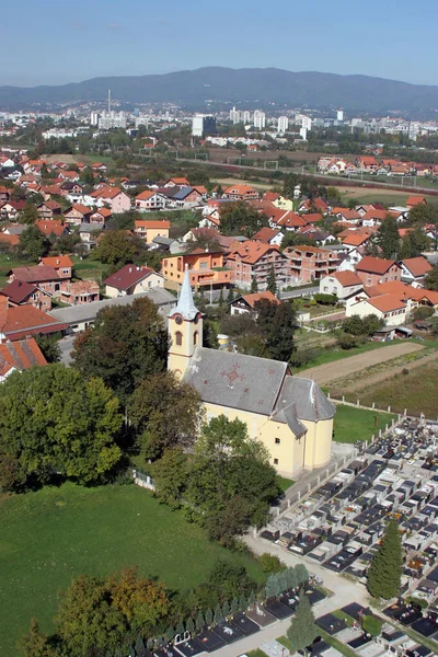 Church Clare Assisi Zagreb Croatia — Stock Photo, Image