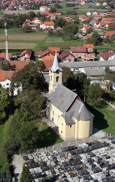 Kostel Kláry Assisi Záhřebu Chorvatsko — Stock fotografie