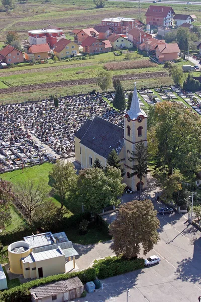 Kerk Van Clare Van Assisi Zagreb Kroatië — Stockfoto