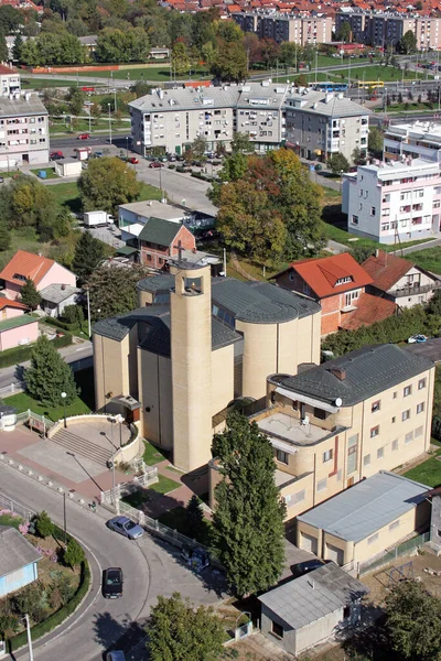 Paulus Församlingskyrka Retkovec Zagreb Kroatien — Stockfoto