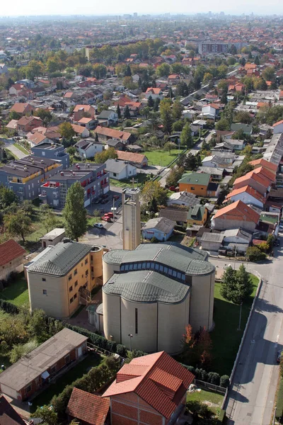 克罗地亚萨格勒布Retkovec圣保罗教区教堂 — 图库照片