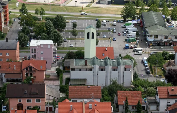 Chiesa Nostra Signora Addolorata Spansko Zagabria Croazia — Foto Stock