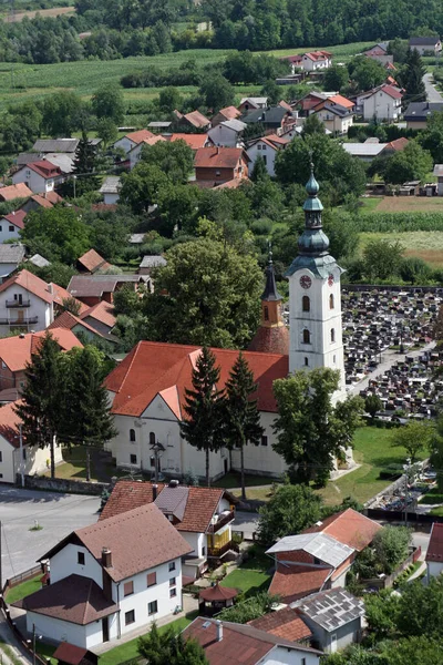 Kyrkan Saint Vitus Brdovec Kroatien — Stockfoto