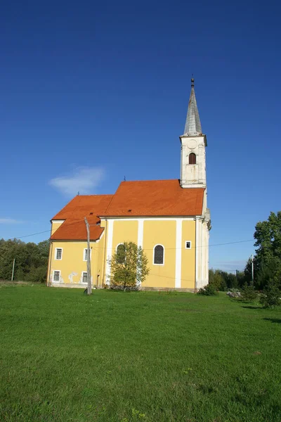 Igreja Dos Santos Nicolau Vito Zazina Croácia — Fotografia de Stock