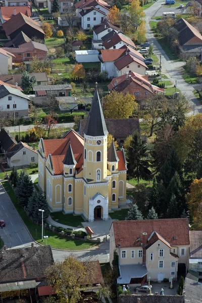 Plébánia Church Annunciation Virgin Mary Velika Gorica Horvátország — Stock Fotó