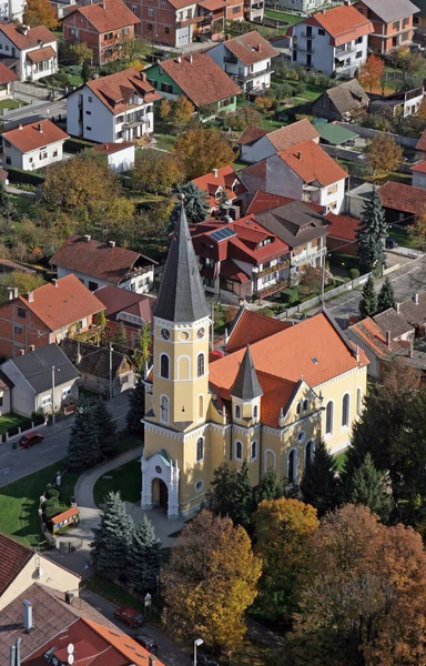 Iglesia Parroquial Anunciación Virgen María Velika Gorica Croacia — Foto de Stock