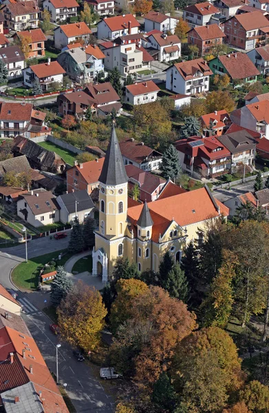 Farní Kostel Zvěstování Panny Marie Velice Gorica Chorvatsko — Stock fotografie