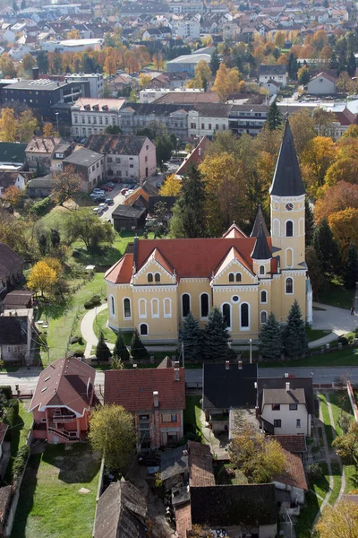 Iglesia Parroquial Anunciación Virgen María Velika Gorica Croacia — Foto de Stock