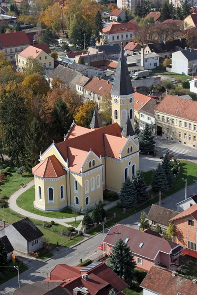 克罗地亚Velika Gorica圣母升天教区教堂 — 图库照片