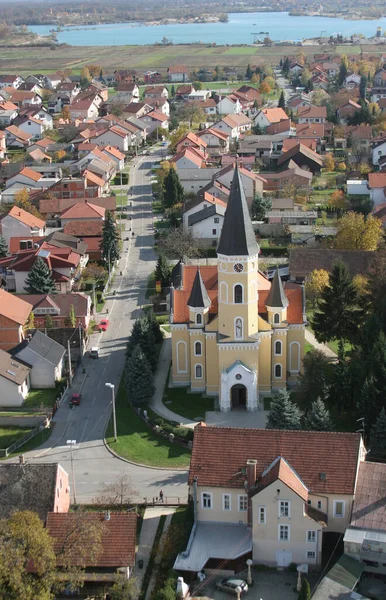 Kościół Zwiastowania Najświętszej Marii Panny Velika Gorica Chorwacja — Zdjęcie stockowe