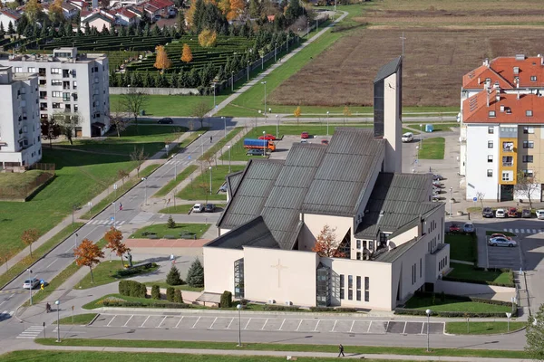 Chiesa Parrocchiale Del Beato Aloysius Stepinac Velika Gorica Croazia — Foto Stock