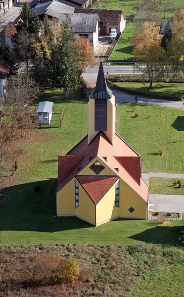 Kapelle Des Heiligen Johannes Des Täufers Busevec Kroatien — Stockfoto