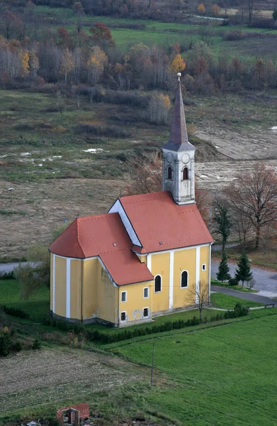 Kerk Van Heiligen Nicolaas Vitus Zazina Kroatië — Stockfoto