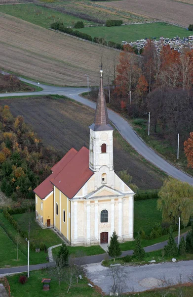 Kerk Van Heiligen Nicolaas Vitus Zazina Kroatië — Stockfoto