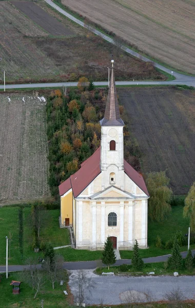 Iglesia Los Santos Nicolás Vito Zazina Croacia — Foto de Stock
