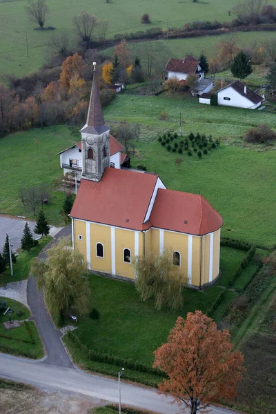 Igreja Dos Santos Nicolau Vito Zazina Croácia — Fotografia de Stock