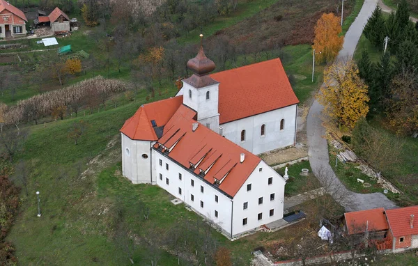Franciscan Kloster Och Kyrkan Saint Anthony Padua Cuntic Kroatien — Stockfoto