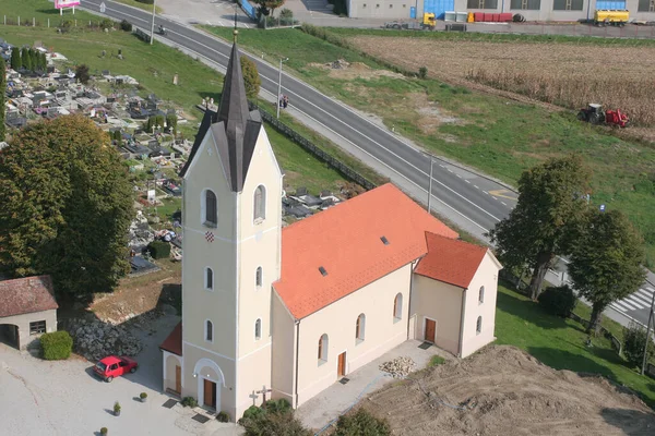 Igreja São Martinho Breznicki Hum Croácia — Fotografia de Stock