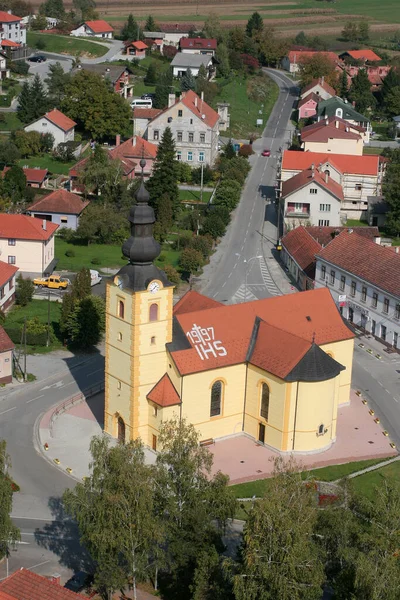 Igreja Assunção Virgem Maria Zlatar Croácia — Fotografia de Stock