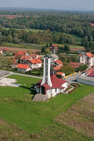 Kostel Jana Křtitele Zlatar Bistrica Chorvatsko — Stock fotografie