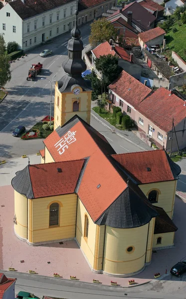 Iglesia Asunción Virgen María Zlatar Croacia —  Fotos de Stock