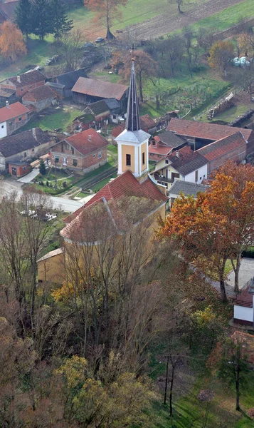 Kirche Der Heiligen Barbara Carevdar Kroatien — Stockfoto