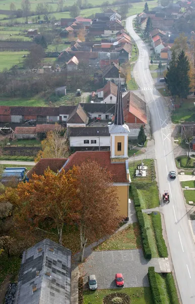 Kirche Der Heiligen Barbara Carevdar Kroatien — Stockfoto