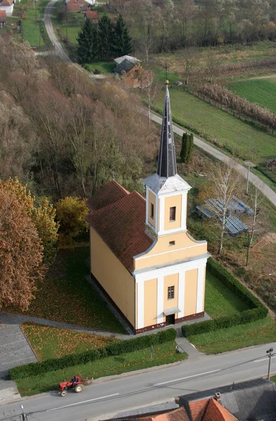 Церковь Святой Варвары Каревдаре Хорватия — стоковое фото