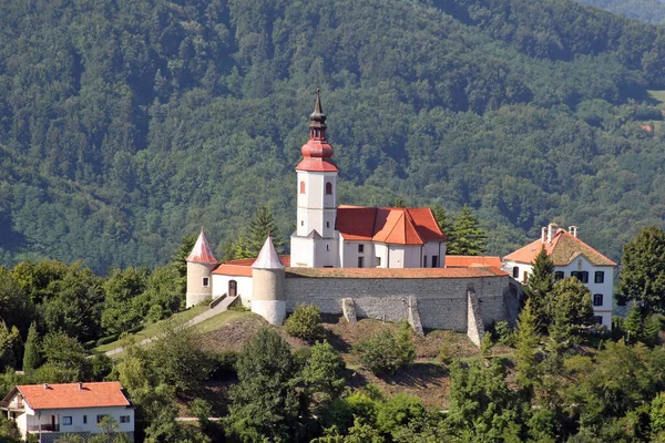 Farní Kostel Navštívení Panny Marie Vinagoře Chorvatsko — Stock fotografie