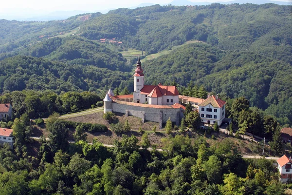 Iglesia Parroquial Visitación Virgen María Vinagora Croacia —  Fotos de Stock