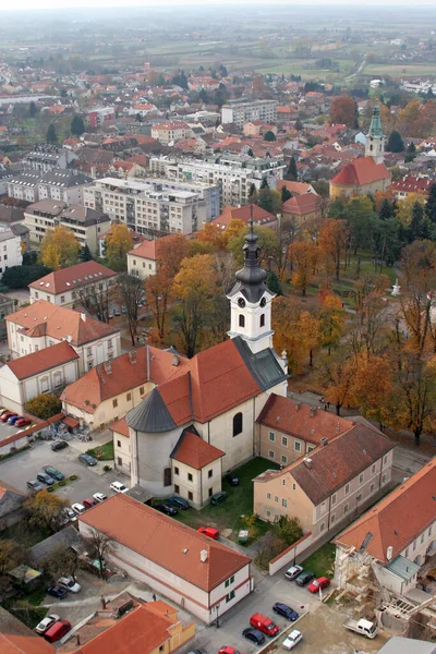 Καθεδρικός Ναός Της Αγίας Τερέζας Της Avila Στο Bjelovar Κροατία — Φωτογραφία Αρχείου