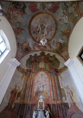 Hırvatistan 'ın Sesvete kentindeki Azizler Kilisesi' nde sunak