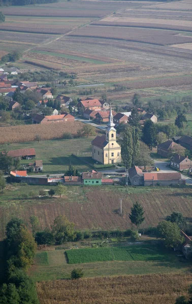 Église Paroissiale Des Saints Simon Jude Ciglena Croatie — Photo
