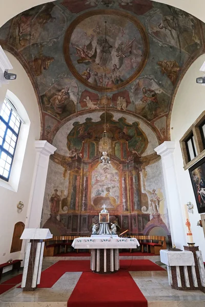 Hoge Altaar Kerk Van Alle Heiligen Sesvete Kroatië — Stockfoto
