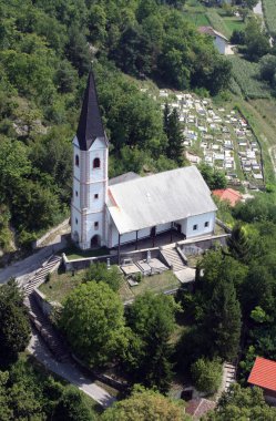 Hırvatistan 'ın Dol kentindeki Our Lady of Dol Kilisesi