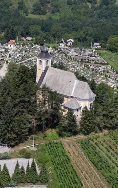 Hırvatistan 'ın Draganiç kentindeki Aziz George Kilisesi