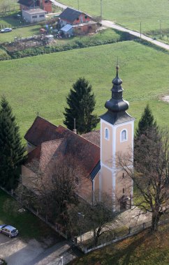 Hırvatistan 'ın Donja Zelina kentindeki Aziz Nicholas Kilisesi