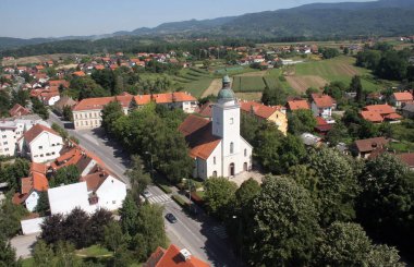 Hırvatistan 'ın Donja Stubica kentindeki Kutsal Üçleme Kilisesi