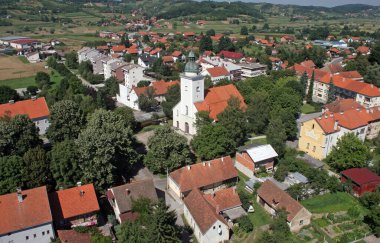 Hırvatistan 'ın Donja Stubica kentindeki Kutsal Üçleme Kilisesi