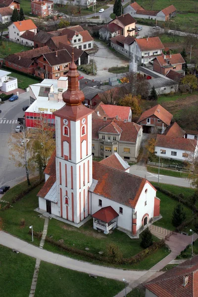 Kościół Parafialny Małgorzaty Dubrawie Chorwacja — Zdjęcie stockowe